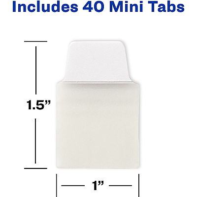 Avery Ultra Tabs Repositionable Mini Tabs (AVE74788)