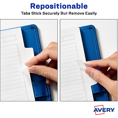 Avery Ultra Tabs Repositionable Margin Tabs (AVE74789)