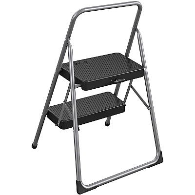 Cosco 2-Step Household Folding Step Stool (CSC11137PBL1E)