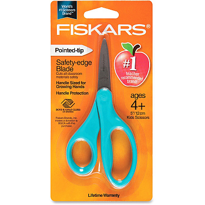 Fiskars 5" Pointed-tip Kids Scissors (FSK1943001067)