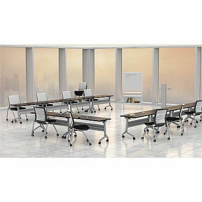 Safco Flip-N-Go Rectangular Training Table (LF2460TSLDCM)