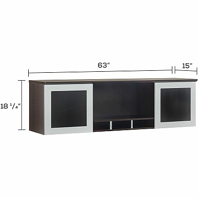 Safco Medina Mocha Laminate Office Unit (MNH63LDC)