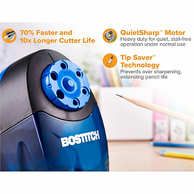 Bostitch QuietSharp? Antimicrobial Classroom Electric Pencil Sharpener (BOSEPS10HCAM)