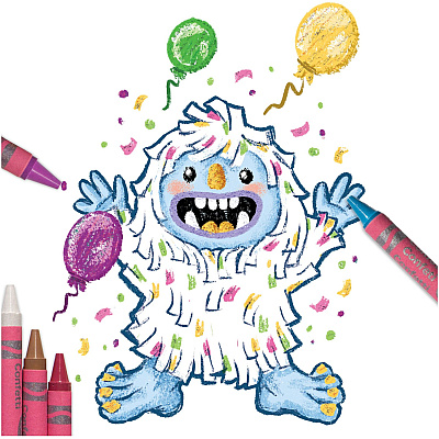 Crayola Confetti Crayons (CYO523407)