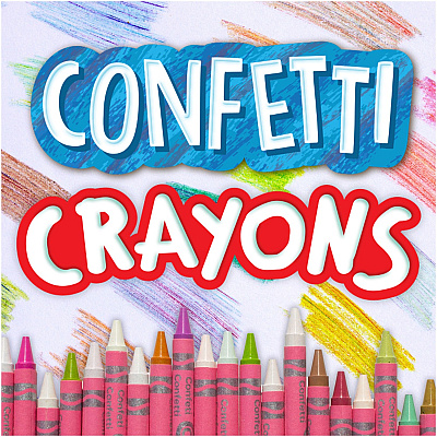 Crayola Confetti Crayons (CYO523407)