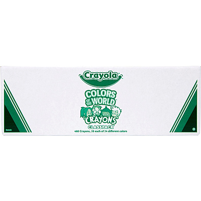 Crayola Color of the World Crayons (CYO523456)