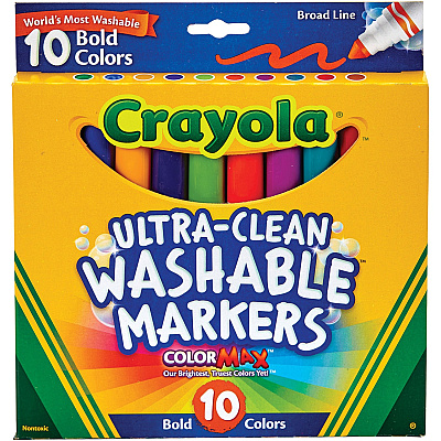 Crayola Bold Colors Washable Markers (CYO587853)