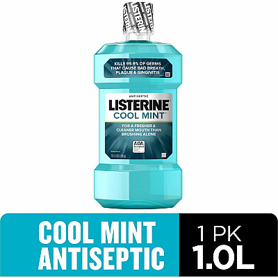 LISTERINE Cool Mint Antiseptic Mouthwash (JOJ42735)
