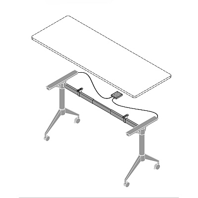 Lorell Spry Nesting Training Table Base (LLR60739)
