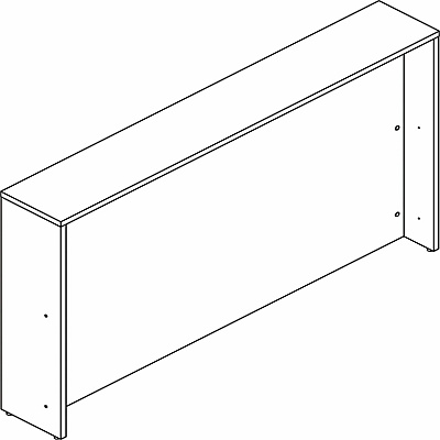 Lorell Prominence 2.0 Reception Desk Counter (PMC7643GE)
