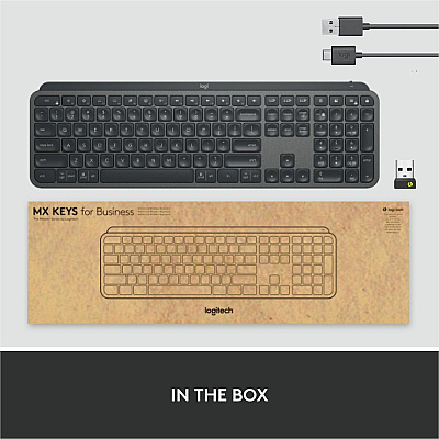 Logitech MX Keys for Business (Graphite) - Brown Box (LOG920010116)