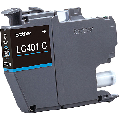 Brother LC401CS Original Standard Yield Inkjet Ink Cartridge - Single Pack - Cyan - 1 Pack