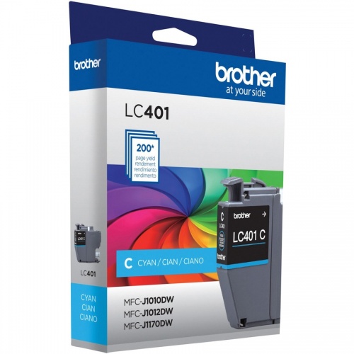 Brother LC401CS Original Standard Yield Inkjet Ink Cartridge - Single Pack - Cyan - 1 Pack