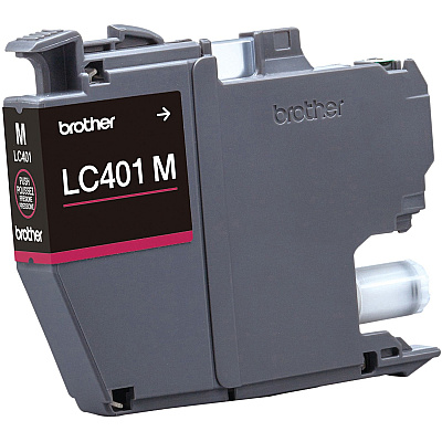 Brother LC401MS Original Standard Yield Inkjet Ink Cartridge - Single Pack - Magenta - 1 Pack
