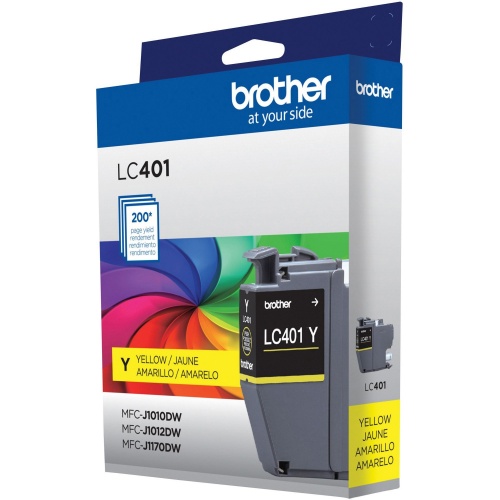 Brother LC401YS Original Standard Yield Inkjet Ink Cartridge - Single Pack - Yellow - 1 Pack