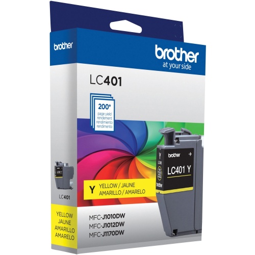 Brother LC401YS Original Standard Yield Inkjet Ink Cartridge - Single Pack - Yellow - 1 Pack