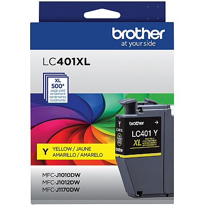 Brother LC401XLYS Original High Yield Inkjet Ink Cartridge - Single Pack - Yellow - 1 Pack