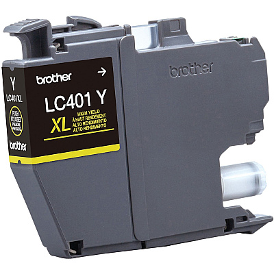 Brother LC401XLYS Original High Yield Inkjet Ink Cartridge - Single Pack - Yellow - 1 Pack