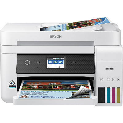 Epson WorkForce ST-C4100 Wireless Inkjet Multifunction Printer - Color (EPSC11CJ60203)