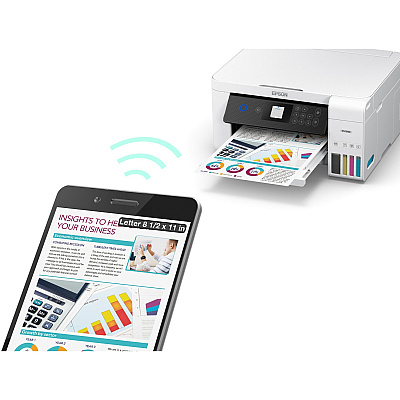 Epson WorkForce ST-C2100 Wireless Inkjet Multifunction Printer - Color (C11CJ63203)