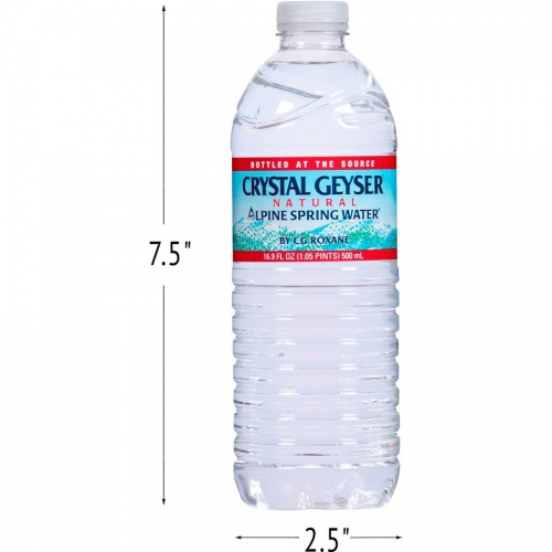 Crystal Geyser Natural Alpine Spring Water (35001DEP)