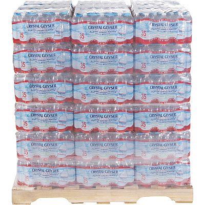 Crystal Geyser Natural Alpine Spring Water (CGW35001DEP)