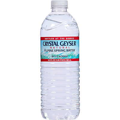 Crystal Geyser Natural Alpine Spring Water (CGW35001DEP)