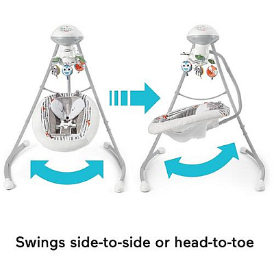 Fisher-Price Peek-a-boo Fox Cradle 'n Swing (FIPGNG40)