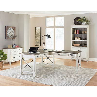 Martin Hartford Open L-Shaped Desk (IMHF386RRRW)
