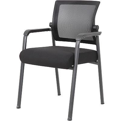 BOSS Mesh 4-Legged Guest Chair (B6889BK)