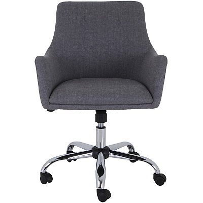 Lorell Mid-century Modern Flannel Guest Chair (LLR68549)