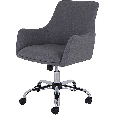 Lorell Mid-century Modern Flannel Guest Chair (LLR68549)