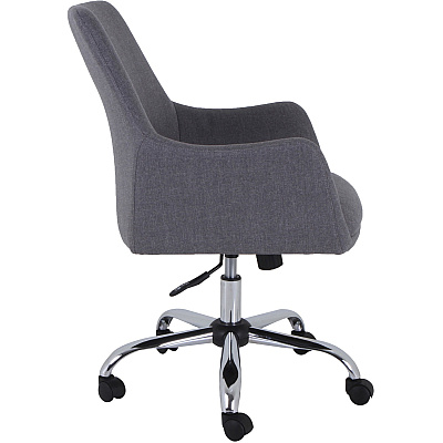 Lorell Mid-century Modern Flannel Guest Chair (LLR68549)