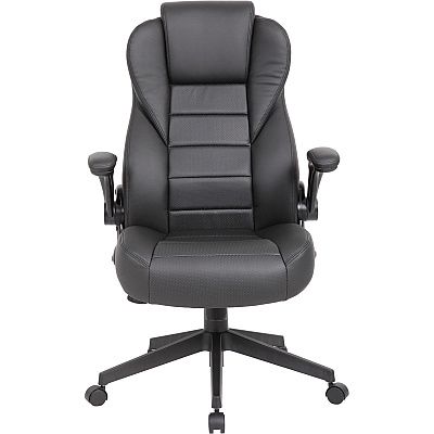 BOSS Executive LeatherPlus Chair (B8551BK)