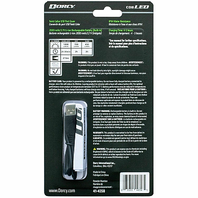 DORCY Ultra 1000 Lumen USB Rechargeable Flashlight With Powerbank (414358)