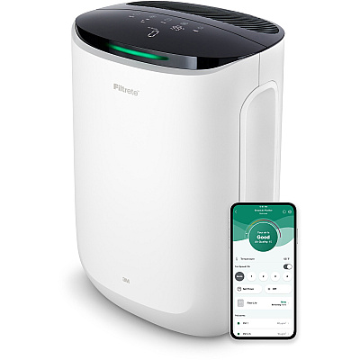 Filtrete Smart Room Air Purifier FAP-SC02, Medium Room, White (MMMFAPSC02N)