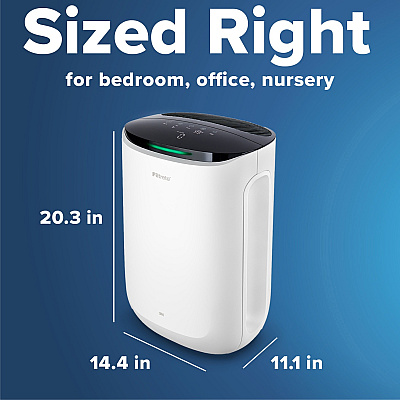 Filtrete Smart Room Air Purifier FAP-SC02, Medium Room, White (MMMFAPSC02N)