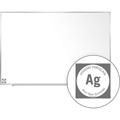 Ghent Hygienic Porcelain Whiteboard with Aluminum Frame (M4231)