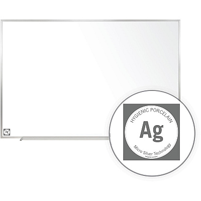 Ghent Hygienic Porcelain Whiteboard with Aluminum Frame (M4454)