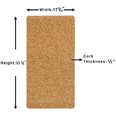 Lorell Do-it-Yourself Frameless Corkboard (LLR18328)