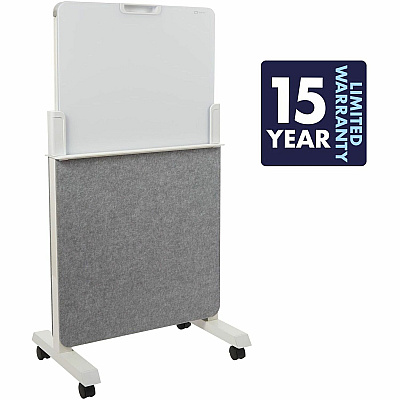 Quartet Agile Easel with Glass Dry-Erase Board (QRTQ293066W)