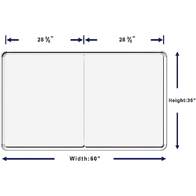 Lorell Mounting Frame for Whiteboard - Silver (LLR18321)