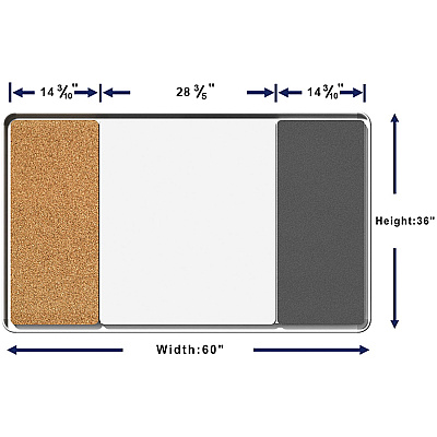 Lorell Mounting Frame for Whiteboard - Silver (LLR18321)