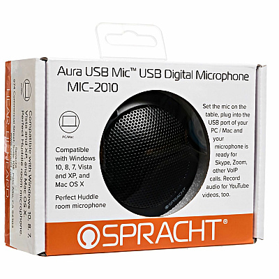 Spracht Wired Microphone - Black (MIC2010)