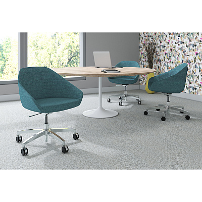 9 to 5 Seating Jax Lounge 5-Star Base Side Chair (9254R2SFDO)