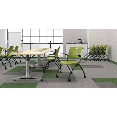 9 to 5 Seating Bella Fixed Arms Mobile Nesting Chair (1320A12SFP19)