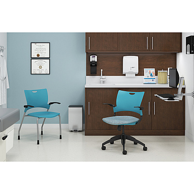 9 to 5 Seating Bella Plastic Seat Stack Chair (1310A00BFP19)