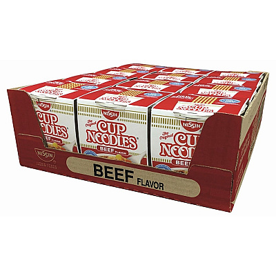 NISSIN FOODS Top Ramen Beef Flavor Cup Noodles (NSF23001)