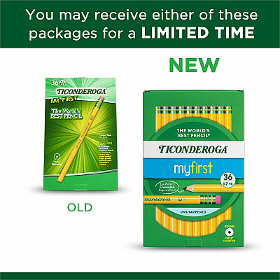 Ticonderoga My First Wood Pencil (DIXX33336)