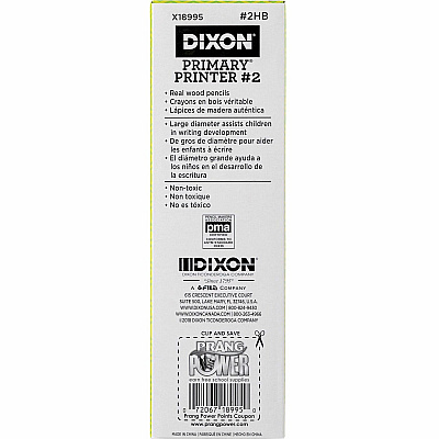 Dixon No. 2 Primary Printer Pencil (DIXX18995)